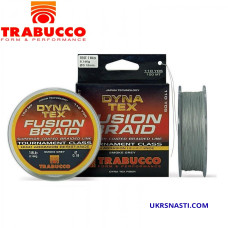 Шнур плетёный Trabucco Dyna-Tex Fusion BR Smoke размотка 100м серый
